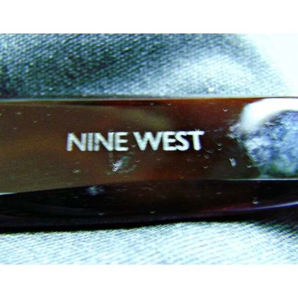 Nine West Womens Oval Sunglasses Brown Tortoise Frame Gradient Lenses No Case - Picture 5 of 10